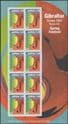 Gibraltar 2003 Europa/ Poster Art/ Drama/ Dance/ Music/ Art/ Dancing/ Violin  4 x 10v shts (s3817)