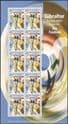 Gibraltar 2003 Europa/ Poster Art/ Drama/ Dance/ Music/ Art/ Dancing/ Violin  4 x 10v shts (s3817)