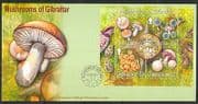 Gibraltar 2003 Fungi / Mushrooms / Nature 4v m / s FDC s6372