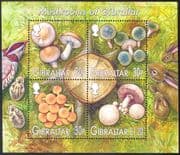 Gibraltar 2003 Fungi / Mushrooms / Nature 4v m / s ref:s6379