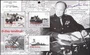 Gibraltar 2004 D-Day/ Military/ WWII/ Planes/ Maps/ Eisenhower/ Soldiers/ Navy/ Ships/ Army/ Tanks m/s (n18279c)