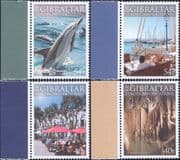 Gibraltar 2004 Europa/ Holidays/ Tourism/ Dolphins/ Boats/ Harbour/ Cave 4v set (n15449)