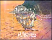 Gibraltar 2006 Christopher Columbus/ Ships/ Boats/ Sailing/ Sail/ People/ Transport 1v m/s (s662p)