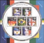 Gibraltar 2006 Football World Cup Championships/ WC/ Soccer/ Sports/ Games/ Flags 8v m/s (b141t)