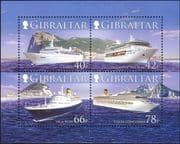 Gibraltar 2006 Ships/ Cruise Liners/ Nautical/ Boats/ Transport 4v m/s (n16467a)
