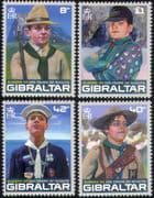 Gibraltar 2007 Europa/ Scouts/ Scouting/ Youth/ Leisure/ Uniforms 4v set (s6392b)
