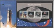 Gibraltar 2008 NASA/ Space/ Apollo 11/ Rockets/ Moon Landing 4v m/s Presentation Pack (s6392g)
