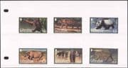 Gibraltar 2011 Tiger/ Panda/ Polar Bear/ Elephant/ Rhino/ Orang-utan/ Animals/ Nature/ Wildlife/ Conservation 6v Pack (s6392h)
