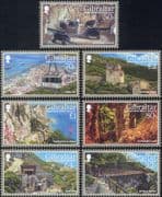 Gibraltar 2017 Nature Reserve/ Cable Car/ Cannon/ Cave/ Castle/ Views 7v set (s6390q)
