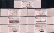Gibraltar 2017 Sailing Ships/ Royal Navy/ Naval/ Boats/ Transport 7v set (s6390p)