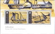 Gibraltar 2020 Europa/ Postal Transport/ Sailing Ships/ Boats/ Sail 2v m/s (b8436u)