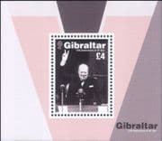 Gibraltar 2020 VE Day 75th Anniversary/ Winston Churchill/ Military/ WWII/ People 1v m/s (b141x)