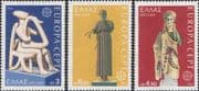 Greece 1974 Europa/ Sculpture/ Sculptors/ Statues/ Art/ Artists 3v set (n46859)