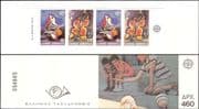Greece 1989 Europa/ Children's Games/ Toys/ Birds/ Butterfly/ Butterflies/ Art 4v bklt (ex1045)