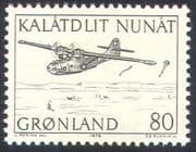 Greenland 1971 Catalina Flying Boat/ Plane/ Aircraft/ Parachute/ Aviation/ Transport 1v n23528