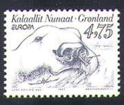 Greenland 1997 Europa / Tales / Stories / Polar Bear / Boat / Animals / Nature 1v (n38524)