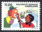 Greenland 2002 Europa / Circus / Clown / Clowns / Animation 1v s209