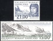 Greenland 2003 Danish Literary Expedition/ People/ Explorers/ Exploration 2v set (n44741)