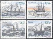 Greenland 2003 Ships/ Boats/ Sailing/ Nautical/ Transport/ Fishing 4v set (n43685)