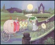 Grenada 1981 Disney / Cinderella / Animation m / s (d00201)