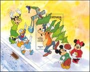 Grenada 1983 Christmas/ Disney/ Goofy/ Mickey/ Cartoons/ Animation 1v m/s (b3123c)