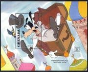 Grenada 1987 Disney/ Andersen/ Fairy Stories/ Goofy/ Hafnia/ StampEx 1v m/s (d00262)