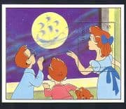 Grenada 1987 Disney/ Peter Pan/ Teddy Bear/ Moon/ Films / Cinema / Animation m / s d00230