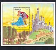 Grenada 1987 Disney Sleeping Beauty/ Castle/ Films/ Cinema/ Animation 1v m/s (d00228)