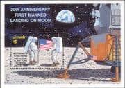 Grenada 1989 Apollo 11/ Moon Landing/ Astronauts/ Lander/ Space 1v m/s (b8000u)