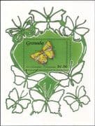 Grenada 1989 Butterflies/ Insects/ Nature/ Conservation/ Butterfly 1v m/s (s3814c)