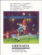 Grenada 1989 Football World Cup/ WC/ Sports/ Games/ Soccer/ Players 1v m/s (b1295n)