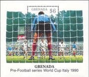 Grenada 1989 Football World Cup/ WC/ Sports/ Games/ Soccer/ Players 1v m/s (b1295p)