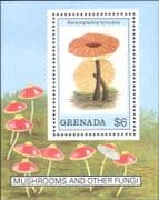 Grenada 1989 Fungi/ Mushrooms/ Plants/ Nature 1v m/s (b2232e)