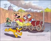 Grenada 1990 Disney/ Mickey/ Donald/ Trains/ Cartoons/ Animation/ StampEx 1v m/s (ad1073)