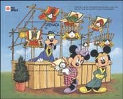 Grenada 1991 Disney/ Mickey/ Minnie/ Cartoons/ Animation/ StampEx/ Rake Fair 1v m/s (s6146)