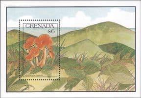 Grenada 1991  Fungi/ Mushrooms/ Plants/ Nature  1v m/s  (b7735g)