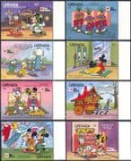 Grenada 1991 Phila Nippon/ StampEx/ Disney/ Mickey/ Festivals/ Dance/ Dancing 8v set (n11995)