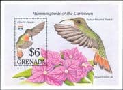 Grenada 1992 Hummingbird/ Birds/ Nature/ Wildlife/ StampEx 1v m/s (b4320r)