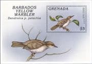 Grenada 1996 Barbados Yellow Warbler/ Birds/ Nature/ Wildlife 1v m/s (b5412j)