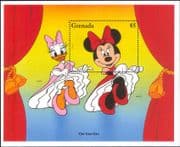 Grenada 1996 Disney/ Minnie Mouse/ Dance/ CAN-CAN/ Cartoons/ Dancing/ Animation 1v m/s (b3125)