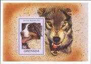 Grenada 1997 Bernese Mountain Dog/ Working Dogs/ Pets/ Animals/ Nature 1v m/s (s93)