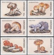 Grenada 1997 Fungi/ Mushrooms/ Plants/ Nature 6v set (s1836q)