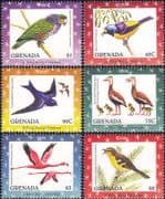 Grenada 1998 Christmas/ Greetings/ Birds/ Nature/ Parrot/ Flamingo/ Duck/ Warbler 6v set (b5412u)