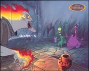 Grenada 1998 Disney/ Hercules/ Hades/ Films/ Cinema/ Cartoons/ Animation 1v m/s (b248c)