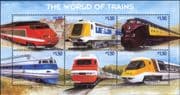 Grenada 1999 Trains of the World/ Locomotives/ Railways/ Transport 6v m/s (n15816b)