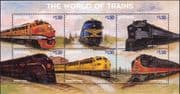 Grenada 1999 Trains of the World/ Locomotives/ Railways/ Transport 6v m/s (n15816d)