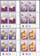 Grenada 2000 Orchids/ Butterflies/ Nature/ Insects/ Flowers/ Plants 4v c/b (s2367g)