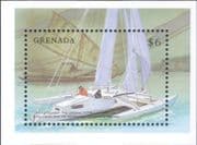 Grenada 2001 Trimaran/ Yachts/ Sailing/ Boats/ Sail/ Transport/ Belgica StampEx 1v m/s (b1912r)