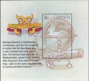 Grenada 2002 Vespucci/ Explorer/ Globe/ Maps/ Ships/ Sail/ Transport 1v m/s (b1912h)