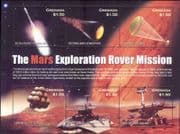 Grenada 2004 Mars Exploration/ Rocket/ Rover/ Space/ Planets 6v m/s sht (n13040)
